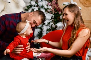 Weihnachts-Fotoshooting in Budapest