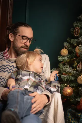 Christmas-themed studio in Budapest