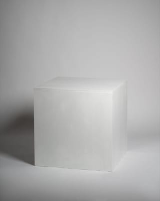 Weißer 70×70-cm-Posierwürfel