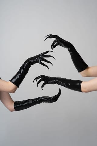 Handschuhe mit Krallen