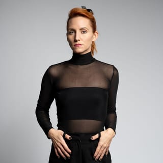 Leder-Bikerjacke