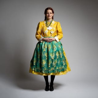 Ungarisches Trachtenkleid