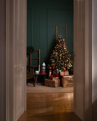 Weihnachtsstudio Innenraum in Budapest
