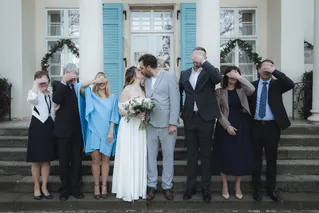 Wedding family portrait