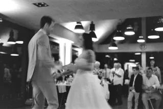 Analogue wedding photography